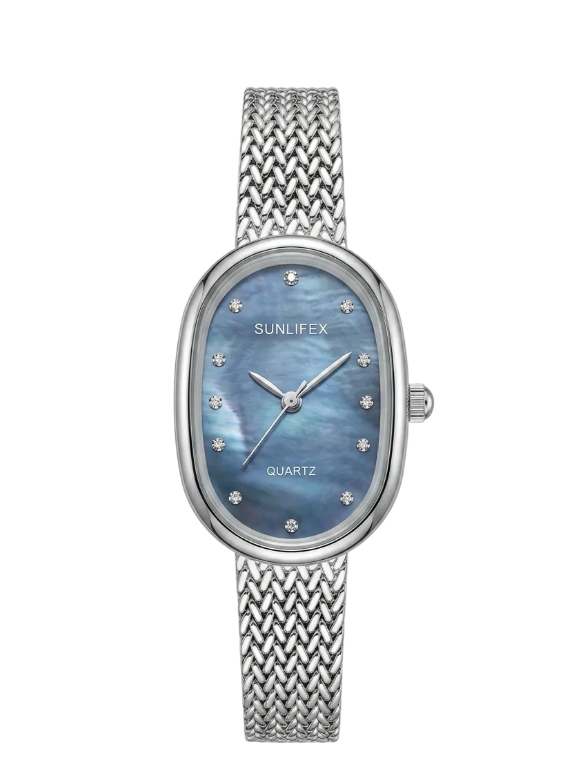Armbanduhr Hellblau