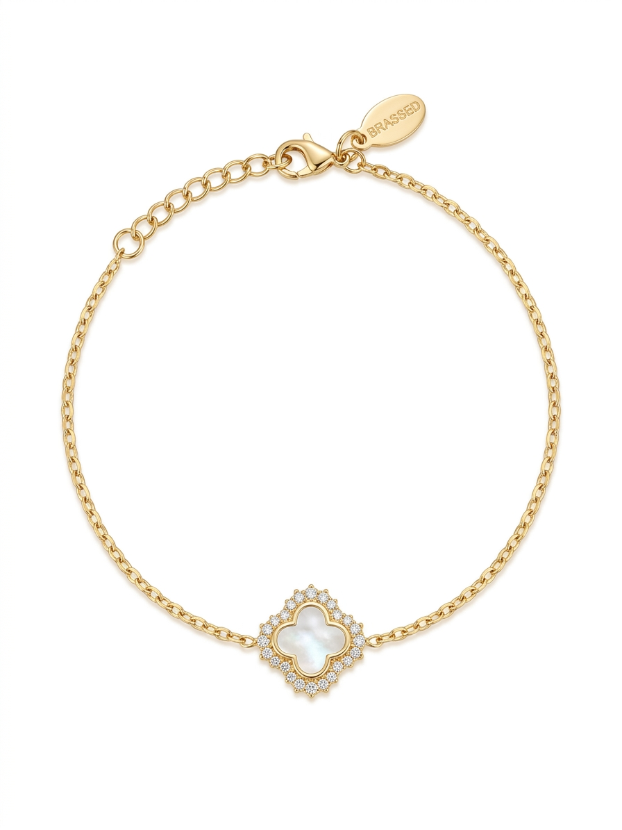 Sparkle Clover Armband