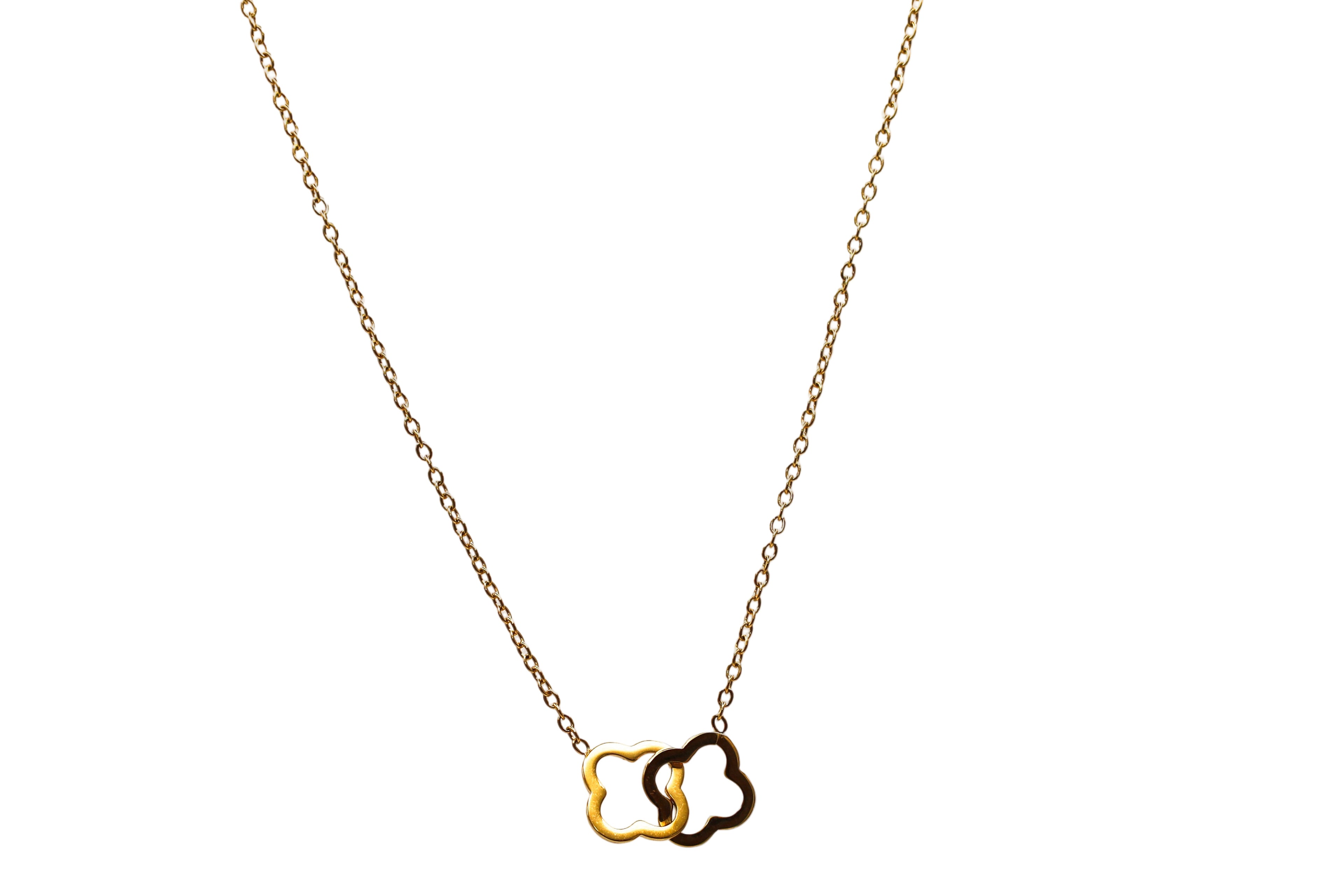 Double Clover Halskette