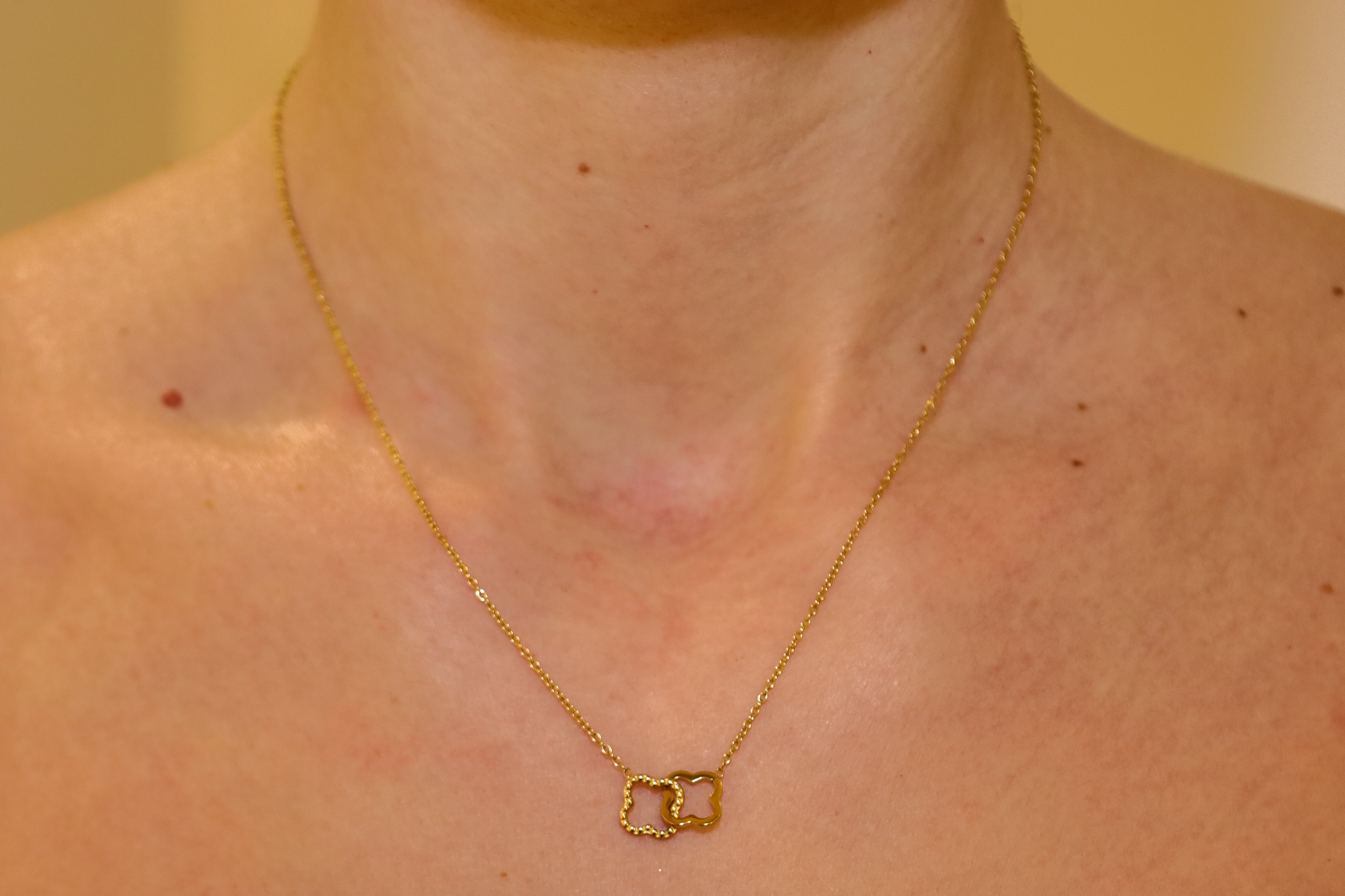 Double Clover Halskette