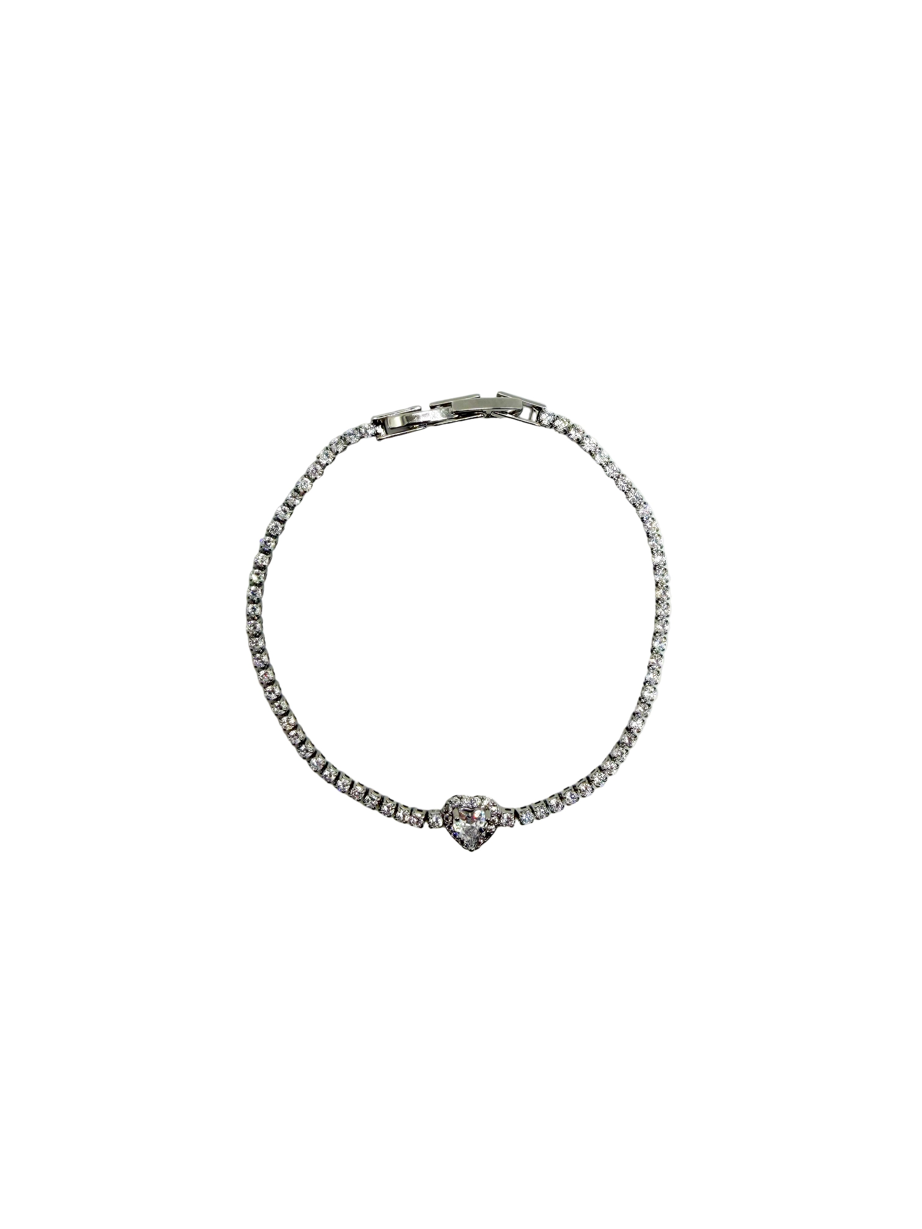 Tennisarmband mit Herz