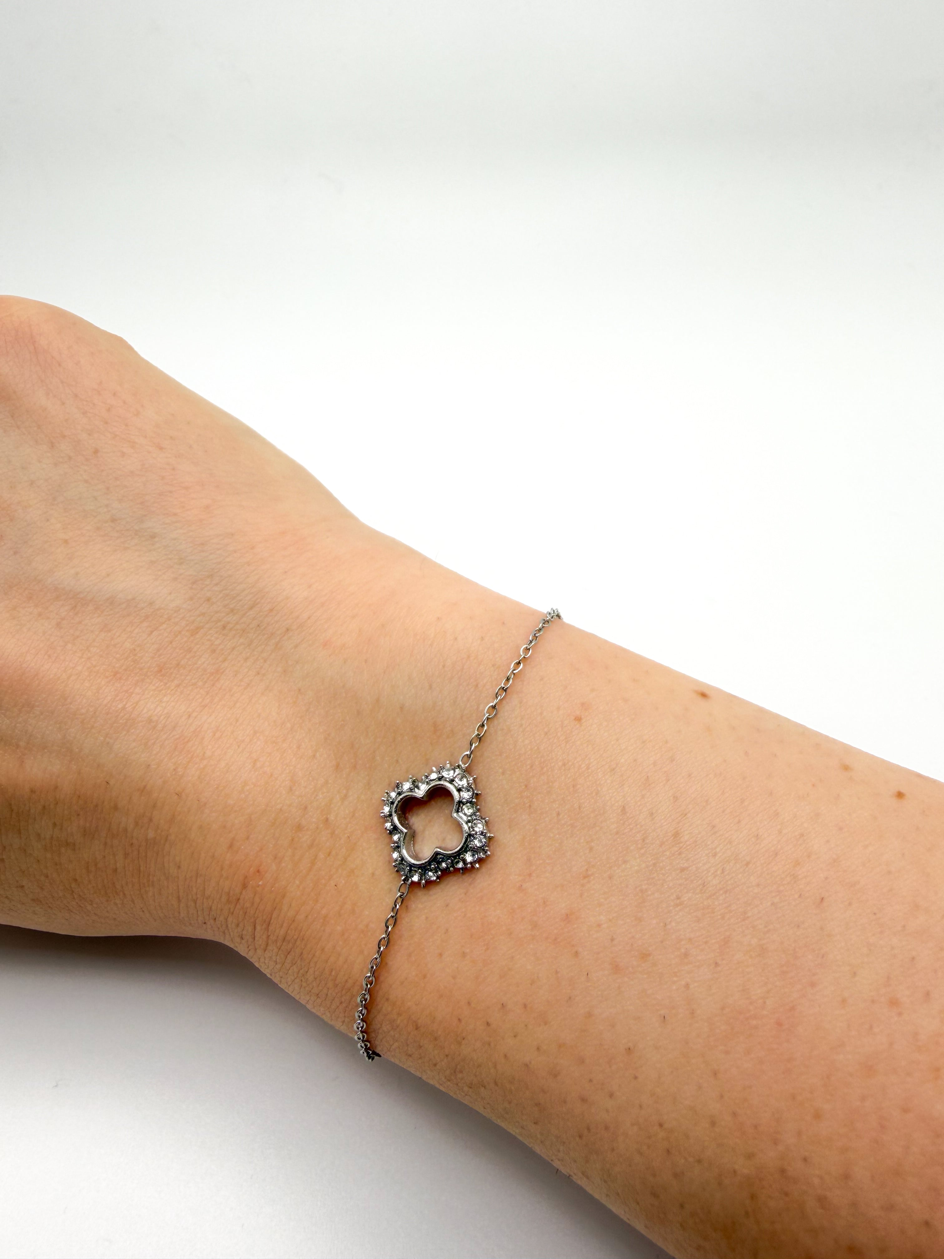 Sparkle Clover Armband