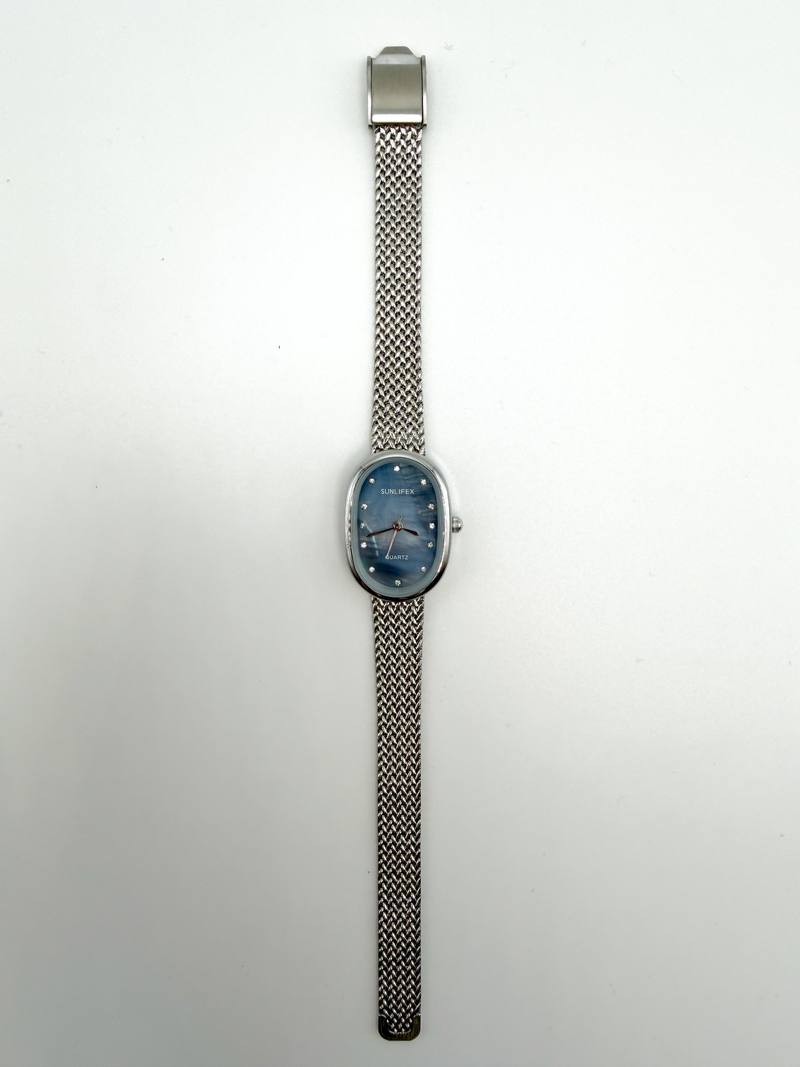 Armbanduhr Hellblau